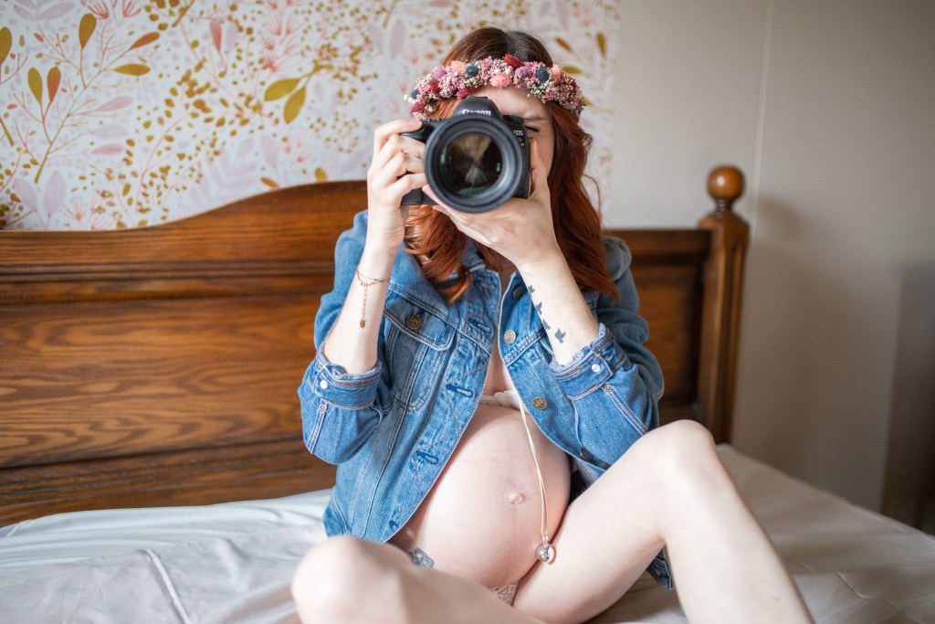 shooting photo grossesse cocooning Cap’Bat